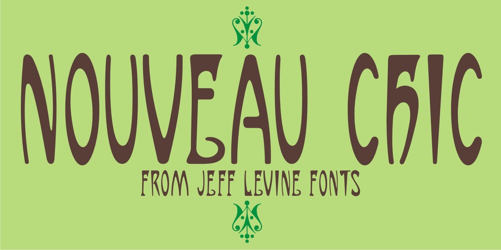 Nouveau Chic JNL font