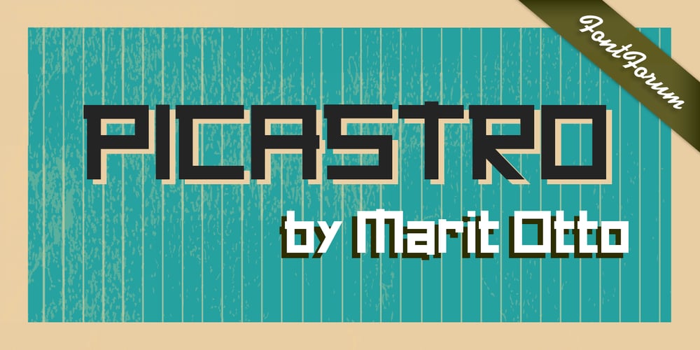 Picastro font