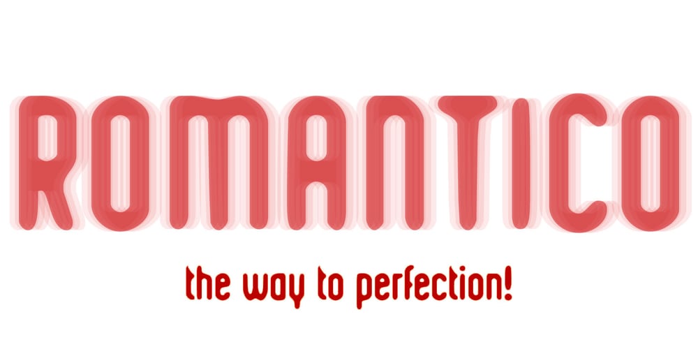 Romantico font