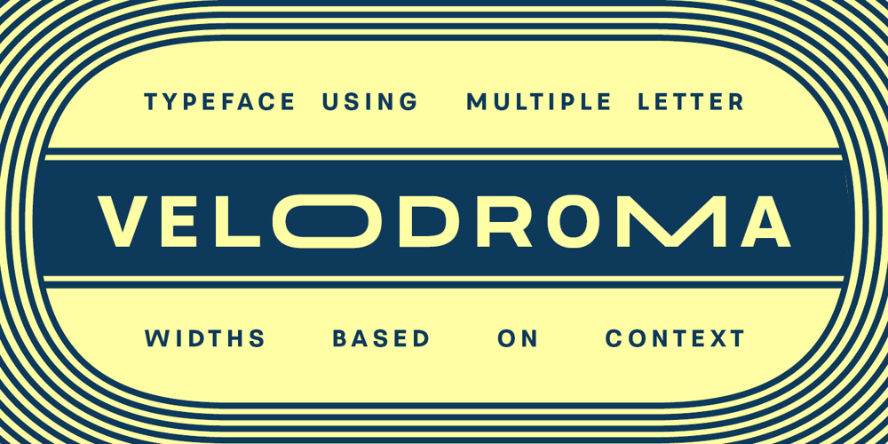 Velodroma font