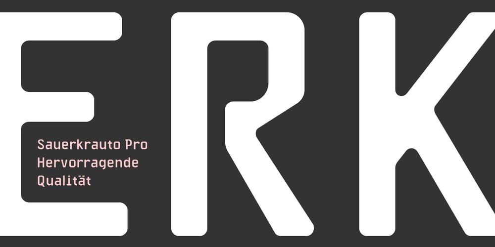 Sauerkrauto Pro font