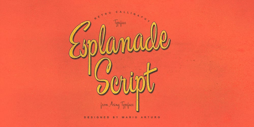 Esplanade Script font