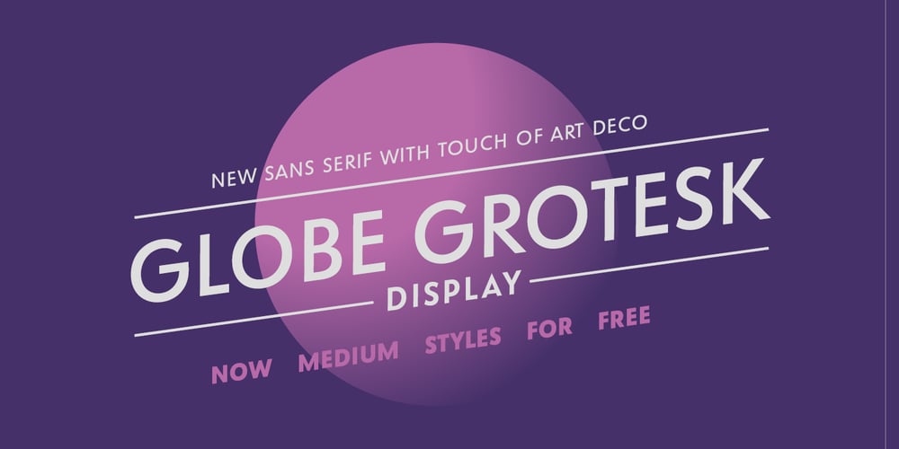 Globe Grotesk Display font