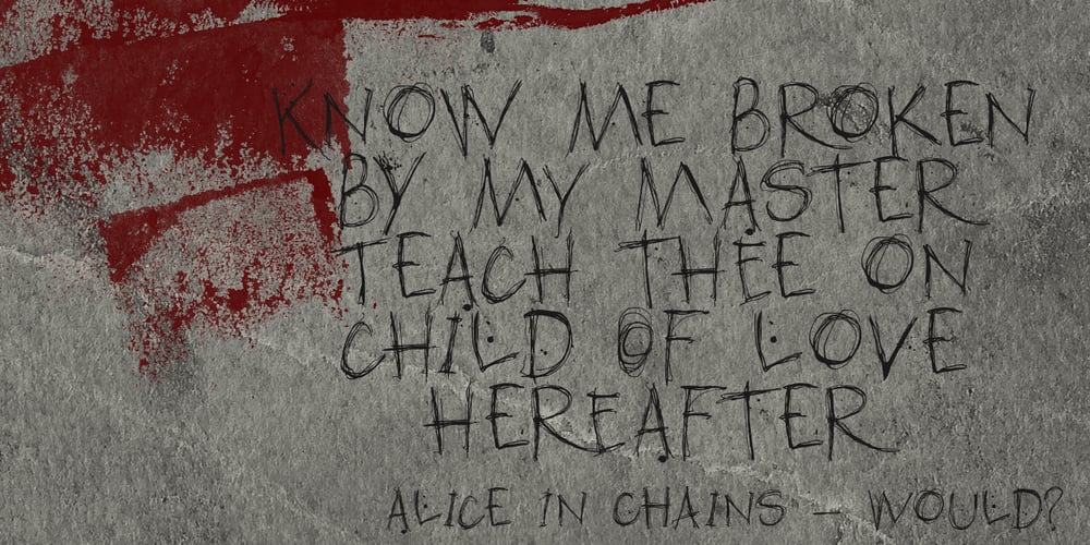 American Grunge font