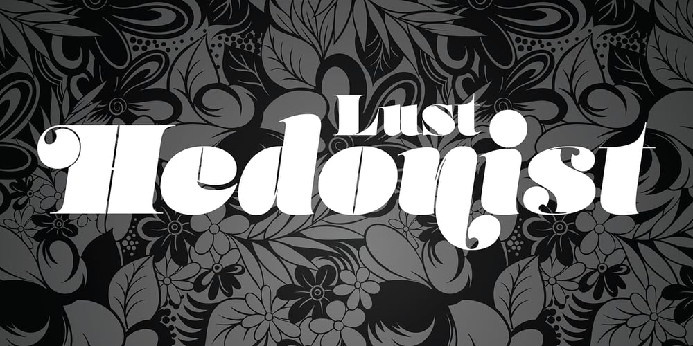 Lust Hedonist font
