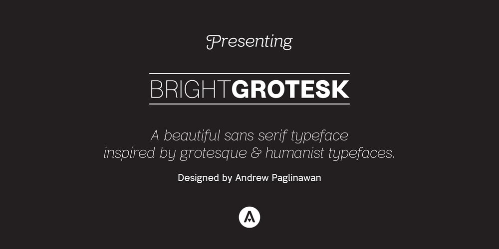 Bright Grotesk font