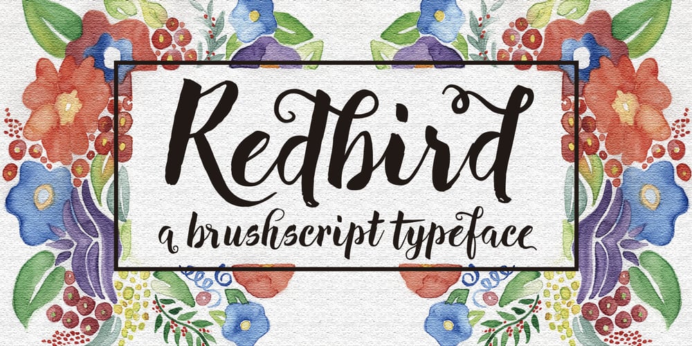 Redbird font