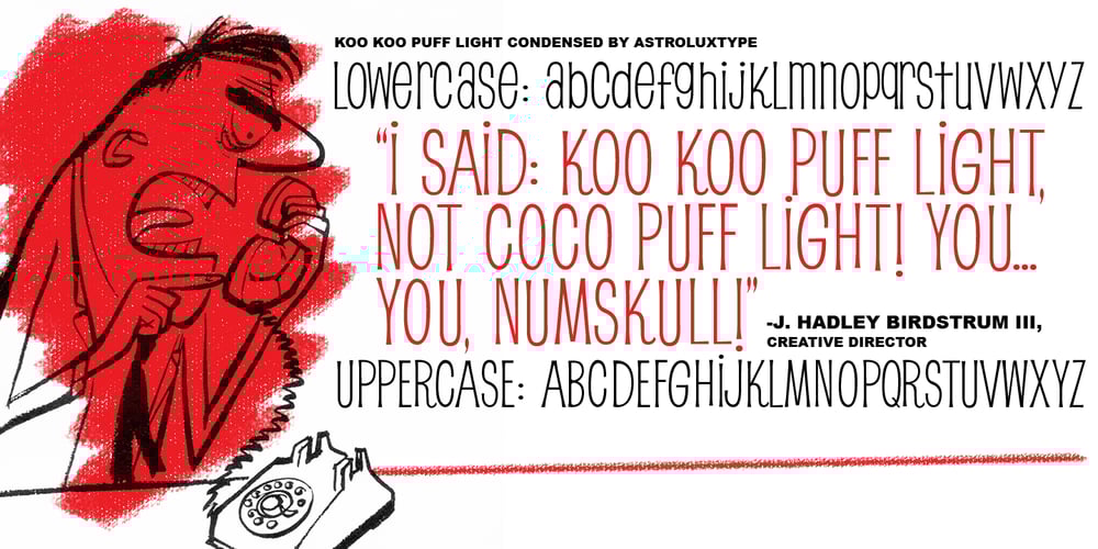 Koo Koo Puff font