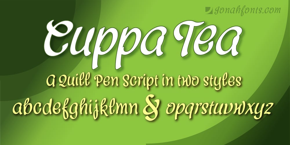 Cuppa Tea font