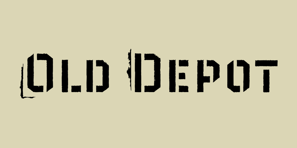 Old Depot font