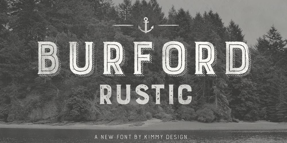Burford Rustic font
