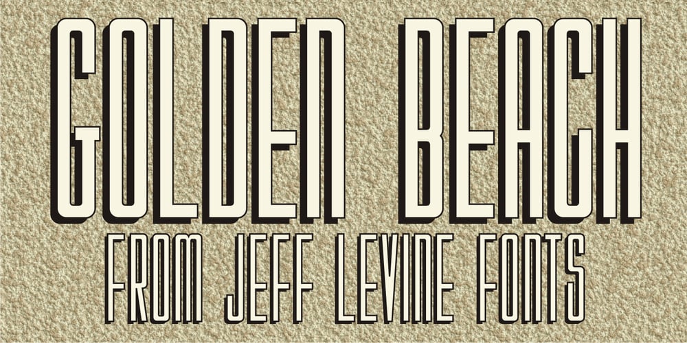 Golden Beach JNL font