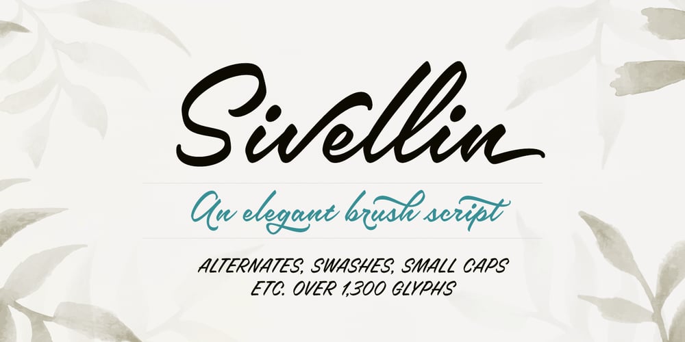 Sivellin font