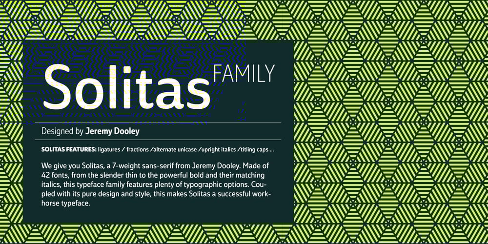 Solitas font