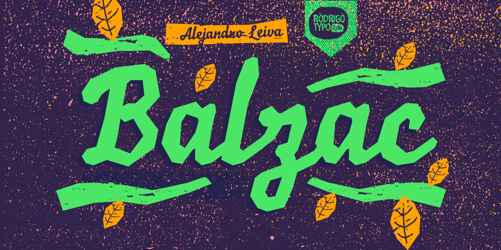 Balzac font