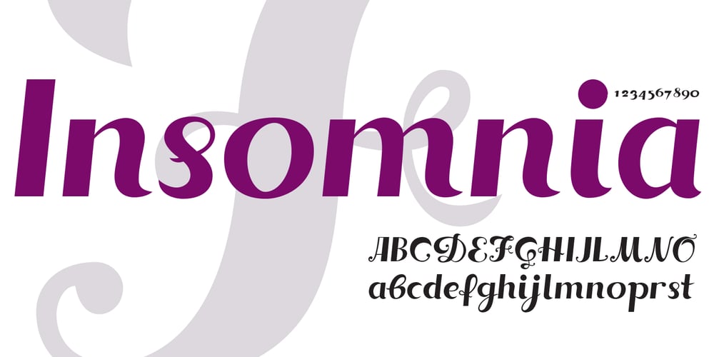 Insomnia font