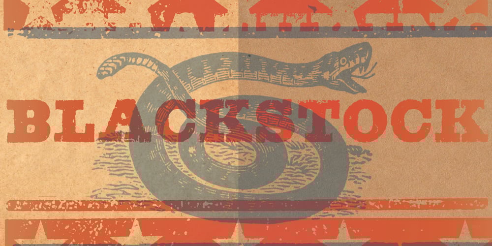 Blackstock font