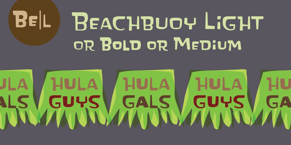 Beachbuoy font