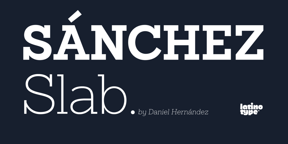 Sanchez Slab font