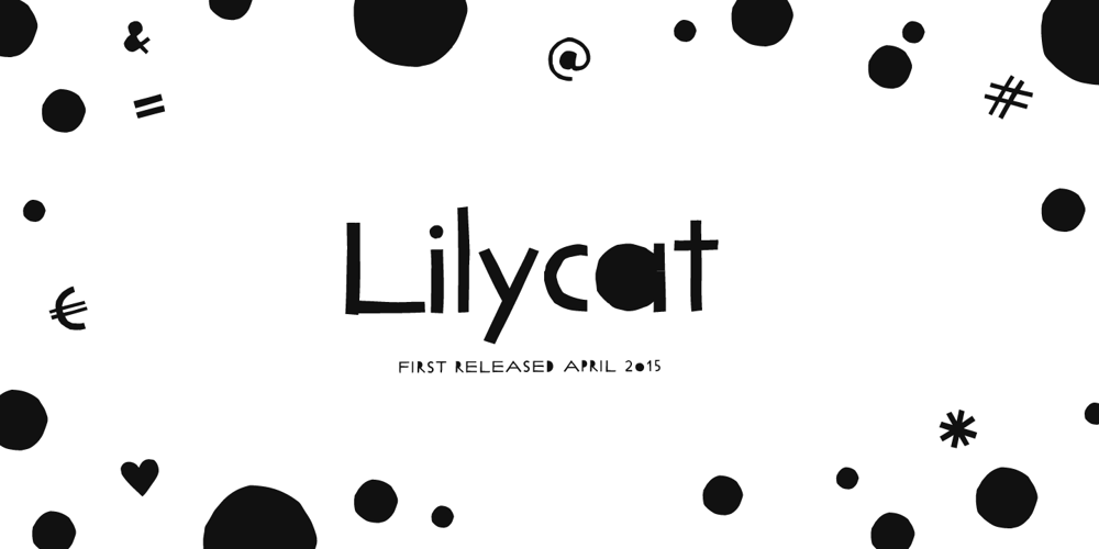 Lilycat font