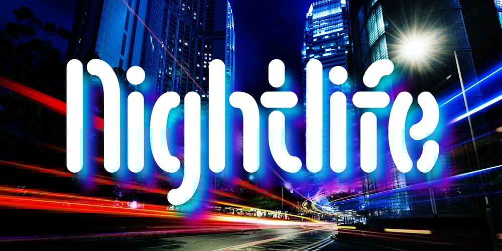 Nightlife font