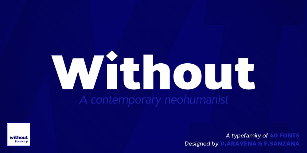 Without Sans font