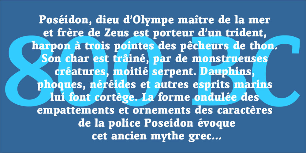 Poseidon font