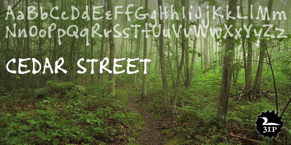 Cedar Street font