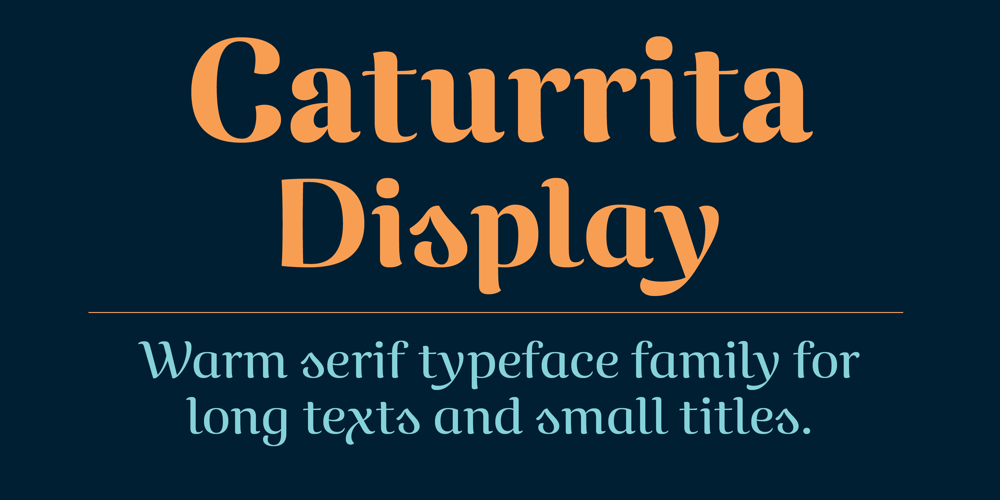 Caturrita Display font