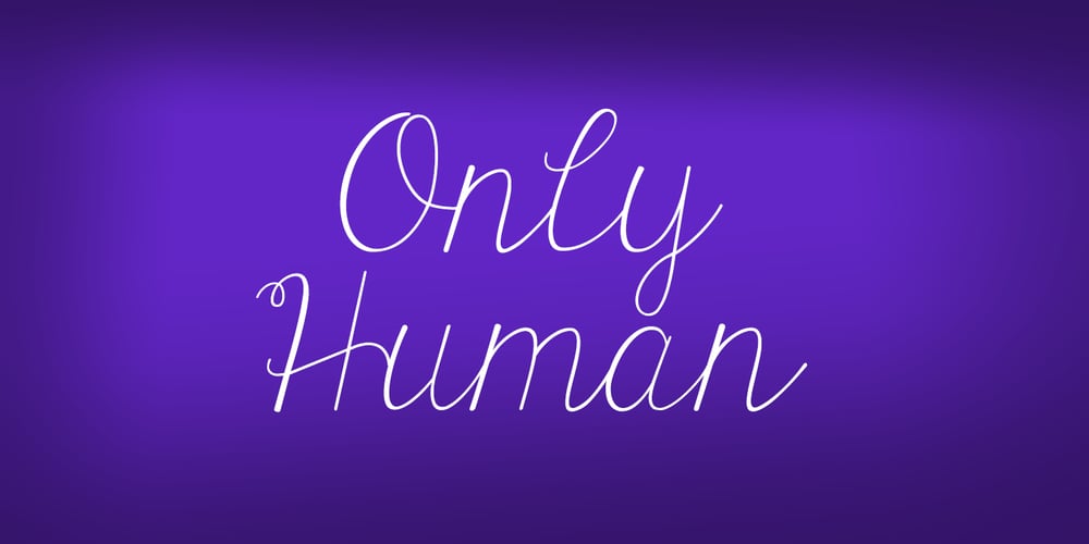 KG Only Human font