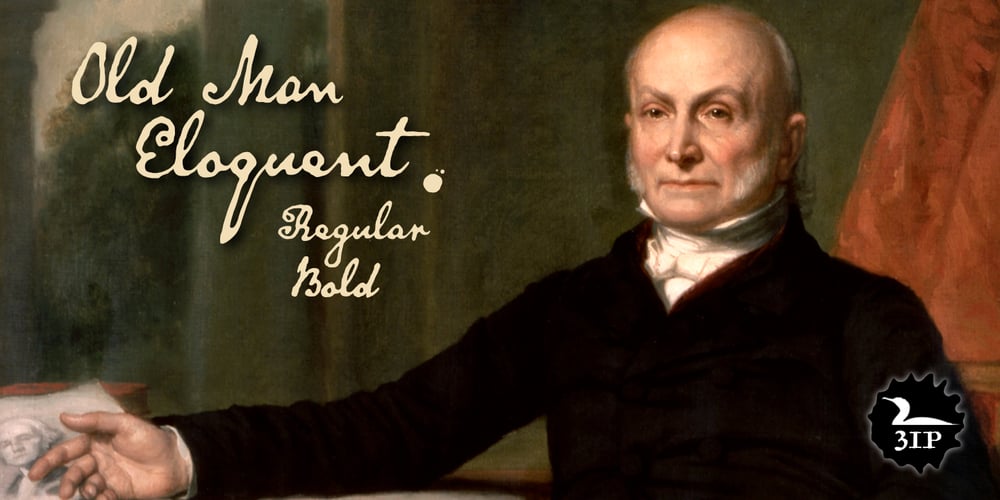 Old Man Eloquent font