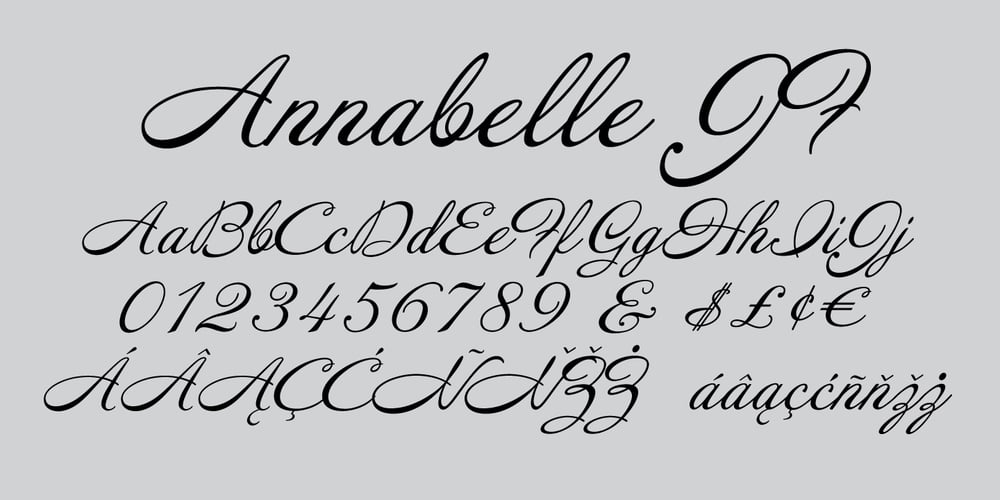 Annabelle JF font