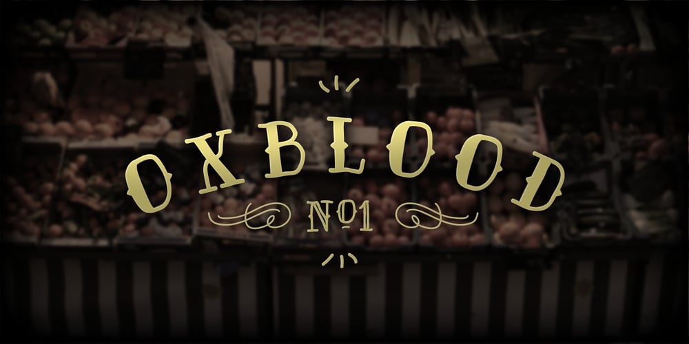 Oxblood No1 font