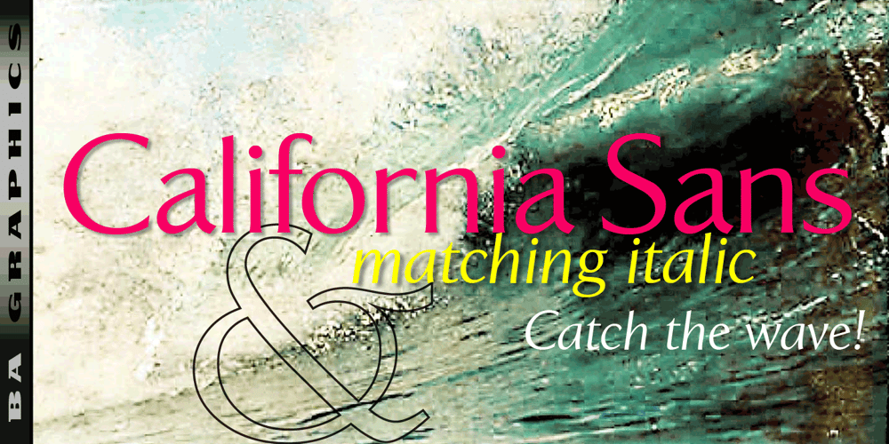 California Sans font