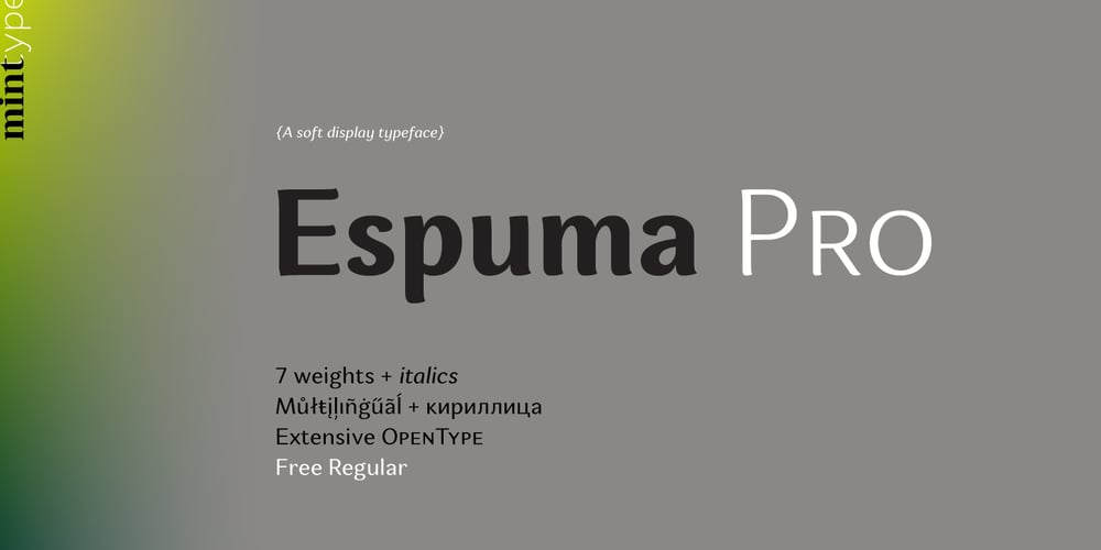 Espuma Pro font