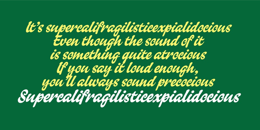 Falcon Script font