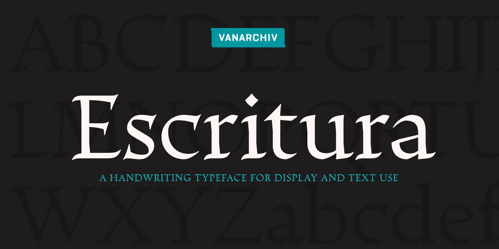Escritura font