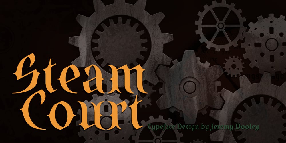 SteamCourt font