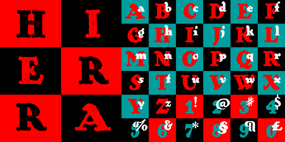 Hierra font
