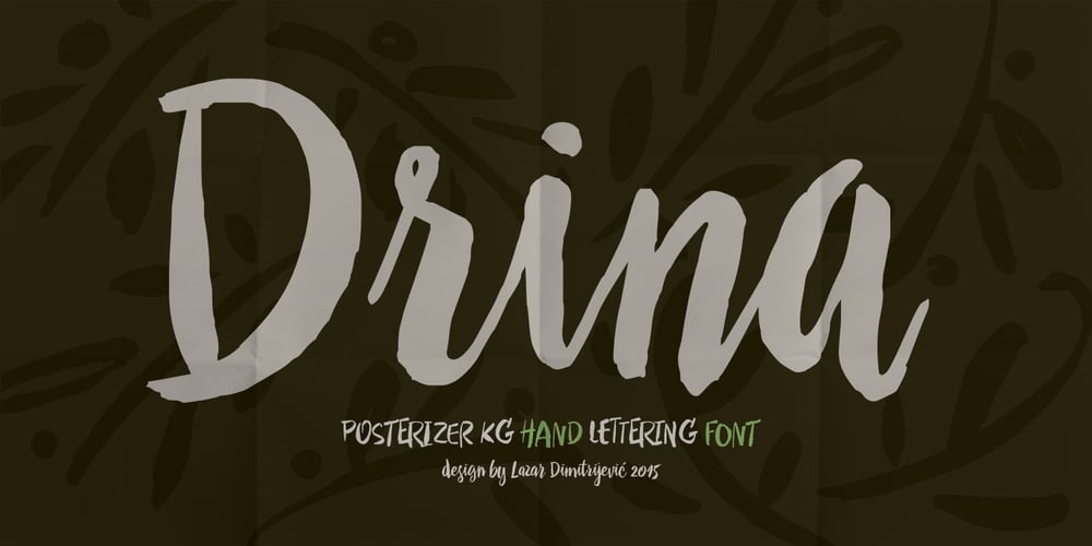 Drina font