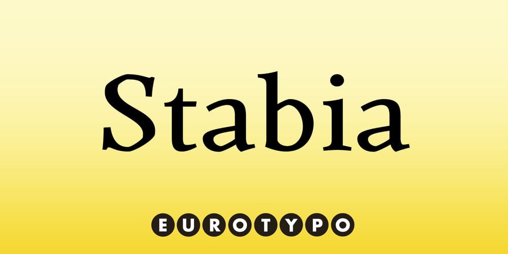 Stabia font