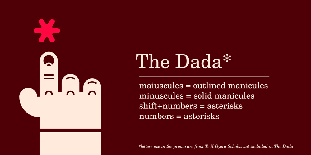 The Dada font