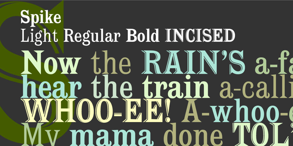 Spike font