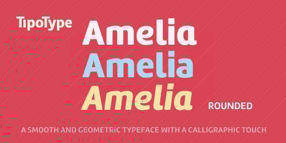 Amelia Rounded font