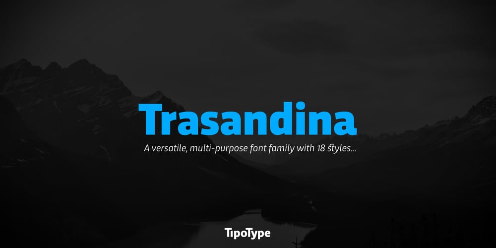 Trasandina font