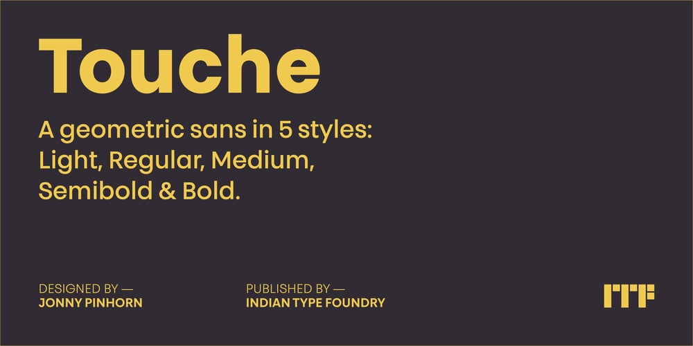 Touche font