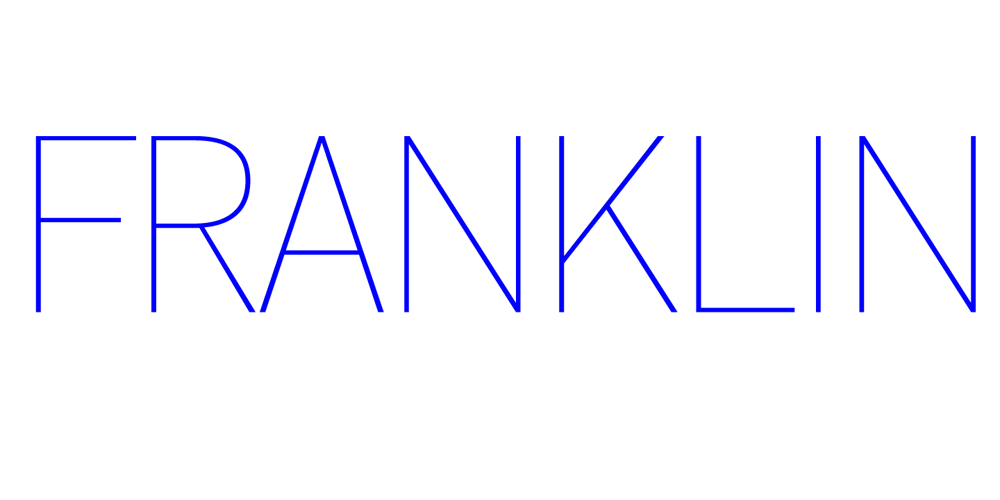 Tee Franklin font