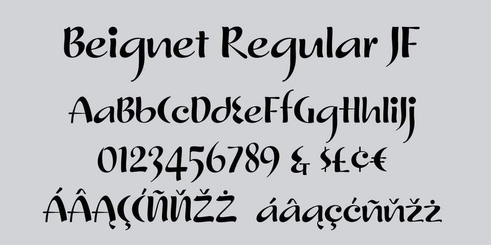 Beignet JF font