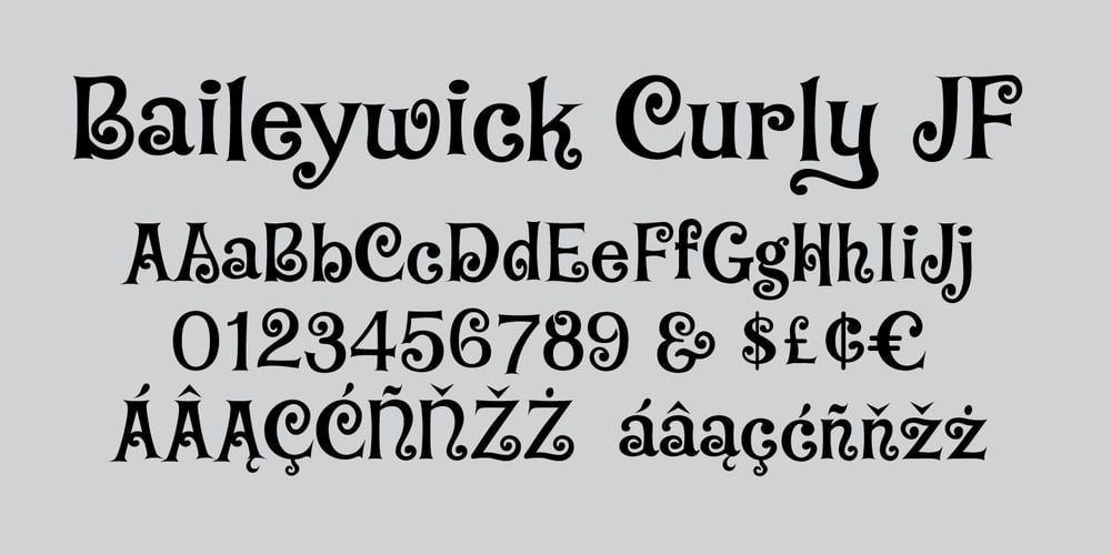 Baileywick JF font