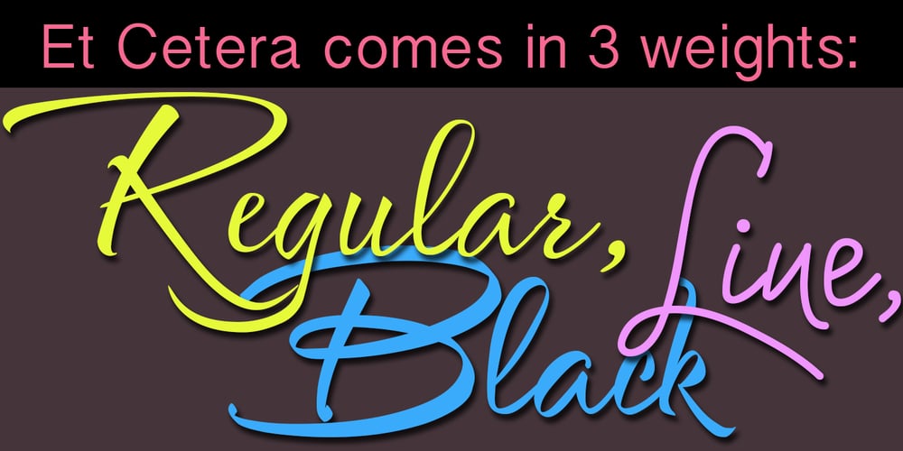 Et Cetera font